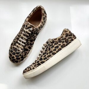 RUSSELL‎ & BROMLEY TROPHY LEOPARD CALF HAIR TRAINERS SNEAKERS EURO 39 8